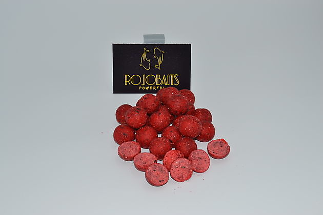 Strawberry boilies - RoJo Baits Winschoten